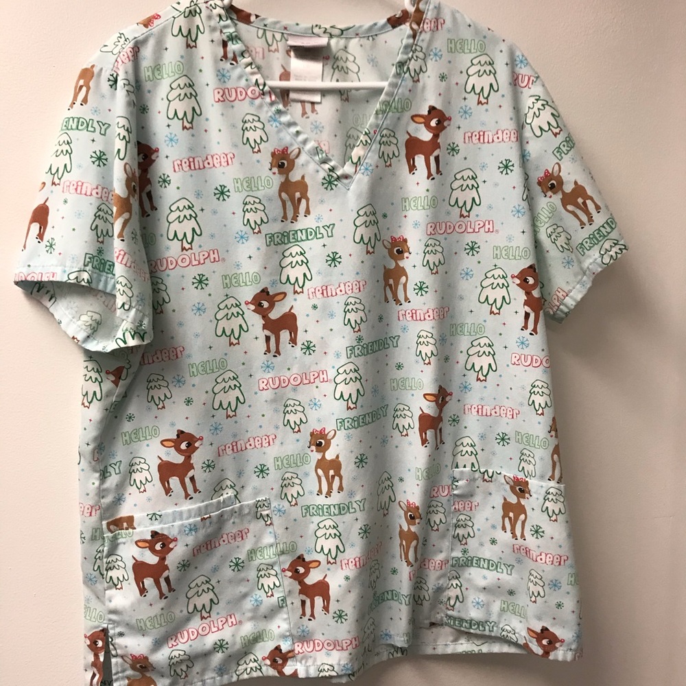 Rudolph Scrub Too size Large